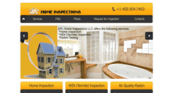 Desktop Screenshot of aplhomeinspections.com